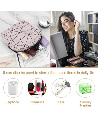 Likesing Period Bag - Portable Sanitary Napkin Storage for Teen Girls & Women - Feminine Menstrual Pad Pouch - Pink Organizer Purse - 1 Pack - Buy Online on GoSupps.com