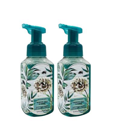 Bath and Body Works White Tea and Sage Hand Soap 2-Pack with Ginseng Extract - 8.75 oz - Buy Online on GoSupps.com
