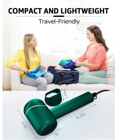 Ionic 1875W Hair Dryer with Concentrator - Fast Drying, Lightweight, Cool Heat & 2 Speed Settings - Professional Blow Dryer for Women and Kids - Green - Buy Online on GoSupps.com