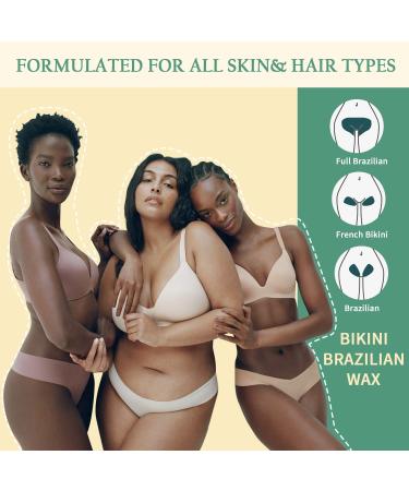 Maxpearl Hard Wax Beads 300g - Hair Removal Wax Beans for Brazilian Bikini Face Eyebrows Arms Legs - Pack of 3 - Buy Online on GoSupps.com