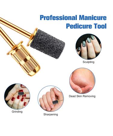 ZoCCee 6Pcs Nail Drill Bits Set - 3/32 Carbide Tungsten 3XF Fine Bits for Gel Acrylic Nails - Two-Way Rotate Manicure Kit with Holder - Buy Online on GoSupps.com
