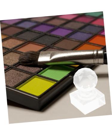 Baluue Eye Shadow Plate Pressed Powder Stamper Mini Eyeshadow Press Tool Eyeshadow Tool Transparent Acrylic 3.00X1.85X1.85CM Transparent - Buy Online on GoSupps.com