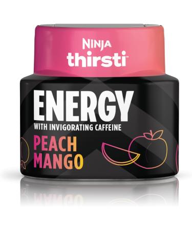 Ninja Thirsti ENERGY Peach Mango Flavoured Water Drops with invigorating caffeine and contain 0 calories* 0 sugar* (*per 12oz classic serving) . Turn water into refreshing fruit-flavoured sparkling or still drinks with Ninja Thirsti Energy Flavoured Water - Buy Online on GoSupps.com