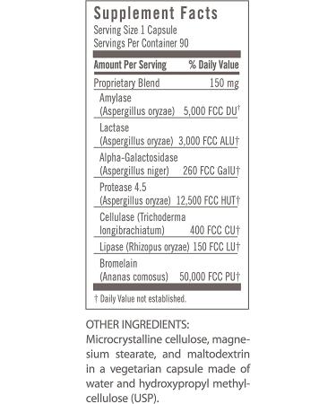 Flora Enzyme Blend - 90 Vegetarian Capsules for Digestive Support - Buy Online on GoSupps.com