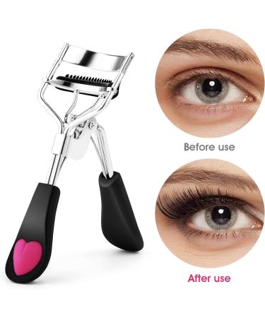 Sibba Professional Eyelash Care Tool Set - No Pinching Durable Eyelash Pliers Silicone Refill Pads & Brush for All Eye Shapes | Perfect Makeup Accessory for Women - Buy Online on GoSupps.com