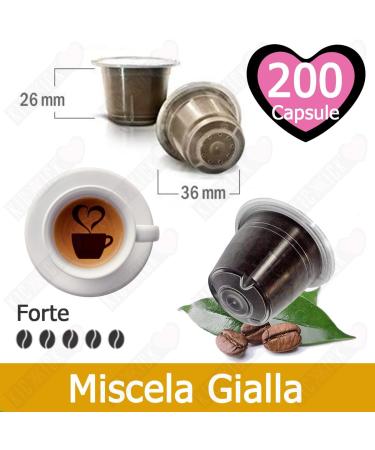  KICKKICK Pack of 200 Nespresso coffee capsules - Yellow Blend - Buy Online on GoSupps.com