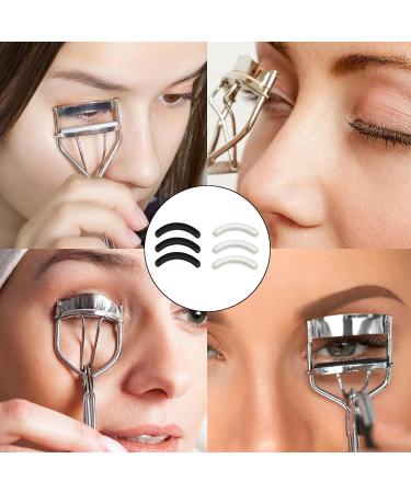 60 Piece Eyelash Curler Refills Eyelash Curler Pads Replacement Eyelash Curler Refill for Universal Eyelash Curler with Clear Storage Box (White and Black) - Buy Online on GoSupps.com