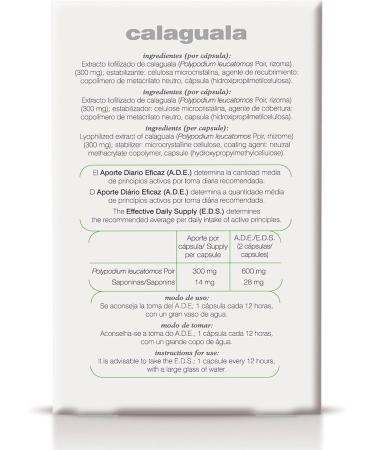 CAPS 08 CALAGUALA XXI 30cap is a dietary supplement in easytoswallow capsules When used consistently it supports normal body functions The package contains 30 capsules Ideal - Buy Online on GoSupps.com
