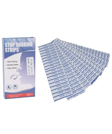 Pack of 100 Nasal plasters Fight Against Sleep snoring snoring plasters for Improved Sleep Quality for Maximum Grip at Night While Sleeping
