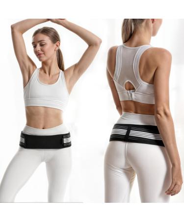 Premium Adjustable Back Brace for Lower Back Pain Women | Ultimate Lumbar & Back Support Brace for Sciatica Herniated Disc & Scoliosis | Perfect for Lasting Comfort and Support (Medium)