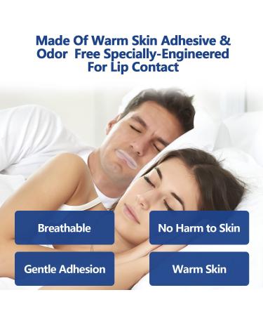 Soanufa 90 Pcs Mouth Tape for Sleeping - Anti Snoring Nasal Breathing Strips for Instant Relief and Better Sleep - Buy Online on GoSupps.com