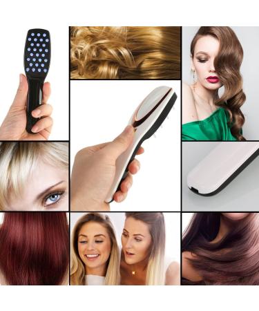 Sujosaju 3-in-1 Scalp Massager - Electric Brush for Hair Recovery Rechargeable USB Phototherapy Comb - Buy Online on GoSupps.com