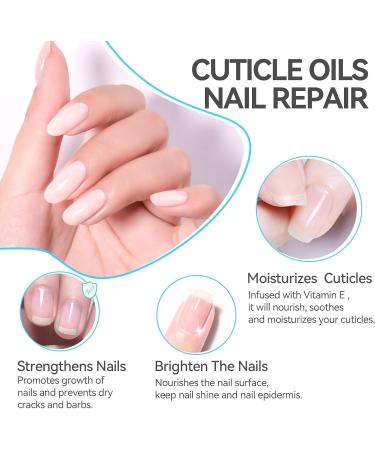 Gelike EC Cuticle Oil For Nails - Natural Pomegranate Smell Essential Oil Blend of JOJOBA Oil and Vit E Smooth and Nourishing Nails 16ml 01 - Pomegranate - Buy Online on GoSupps.com