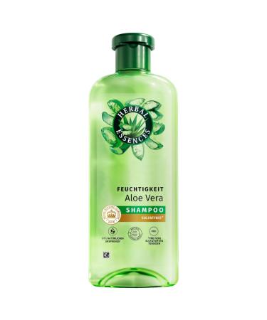 Herbal Essences Aloe Vera & Jasmine Moisturizing Shampoo - 350ml - For Very Dry to Shiny Hair - Silicone Free - Sulfate Free Surfactants - With Naturally Derived Ingredients -