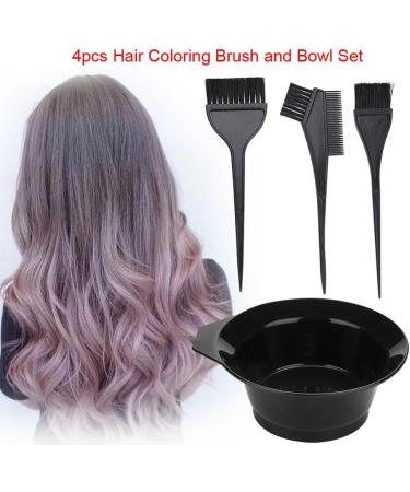 Hair Dye Color Brush and Bowl Set - 4pcs Hair Coloring Kit for Tinting, Dying, and Coloring - Includes Dye Brush, Comb, Mixing Bowl, and Tint Tool - Buy Online on GoSupps.com