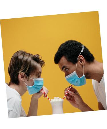 40 STK Masking Hooks Hanger - Adjustable Ear Hooks & Mask Band Buckles for Hearing Protection | Anti-Strangulation Extension - White - Buy Online on GoSupps.com