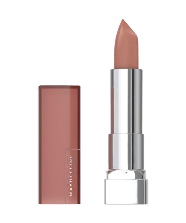Maybelline Color Sensational Lipstick  Lip Makeup  Matte Finish  Hydrating Lipstick  Nude  Pink  Red  Plum Lip Color  Nude Embrace  0.15 oz  (Packaging May Vary) 650 NUDE EMBRACE 0.15 Ounce (Pack of 1)