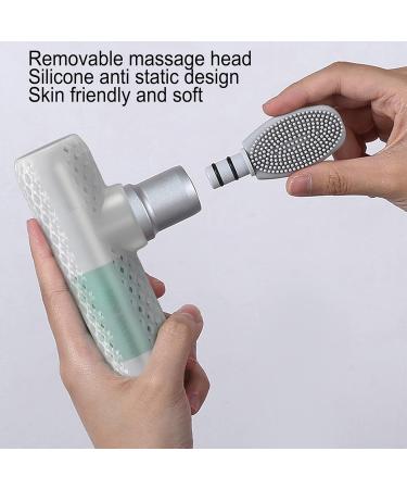 Portable Deep Tissue Massage Gun - Adjustable Speed Pain Relief - Upgrade Percussion Muscle Massager (Transparent Green) - Buy Online on GoSupps.com