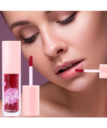  LINGJIONG Tinted Lip Gloss - 5 ml - Moisturizing Glossy Lip Oil Tinted Lip Balm - Lasting Lip Glow Oil Non-Sticky Lip Tint Cheek Tint Lingjiong - Buy Online on GoSupps.com