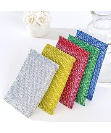 20Pcs Kitchen Cleaning Sponge Washing Up Pad Dishwashing Sponge Non Scratch Scrub Sponge for Pan Garage Bathroom Furniture Dishes Car&Steel Wash(mixed color) 11.5 8.5 1.5CM - Buy Online on GoSupps.com