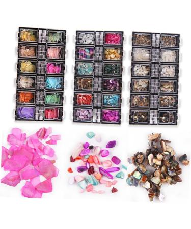 minkissy Storage Box 3 Sets Nail Jewelry Nail Art Decoration Nail Jewelry Kit Nail Tools Accessories Manicure Tools Ultra Thin Nail Art Tools Storage Boxes - Buy Online on GoSupps.com