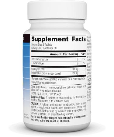 Buy Source Naturals Policosanol with Coenzyme Q10 - 10mg 120 Tablets | International Shipping Available - Buy Online on GoSupps.com