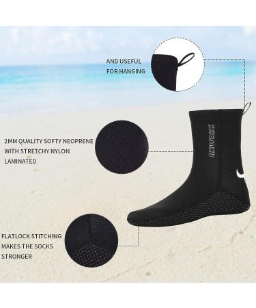 LIXUFRHK Neoprene Waterproof Socks 2MM - for Outdoor Water Sports - X-Large - Buy Online on GoSupps.com
