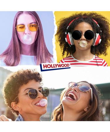 Hollywood Chewing Gum Classic - Parfum Fraise des Bois - Ar mes Naturels - Lot de 20 paquets de 20 drag es (28 g) - Buy Online on GoSupps.com