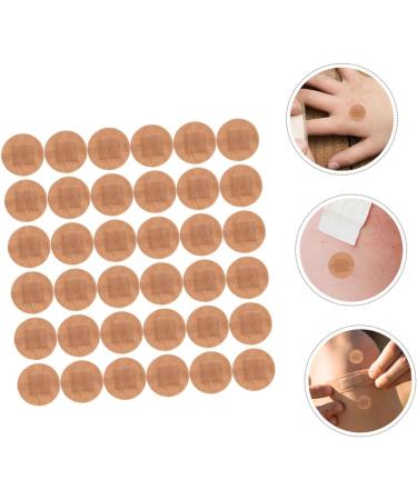 100pcs Breathable Care Patches for Finger Wounds - First Aid Sticker - Lovely Brown Patches (3.80x3.80x0.10cm) - International Shipping Available - Buy Online on GoSupps.com