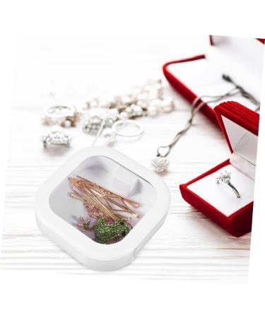 Zerodeko 3-Stage Storage Box for Hair Ropes - Small Flower-Shaped Container with Wall Hook | Travel-Friendly ABS Case for Face Masks & Accessories - Buy Online on GoSupps.com