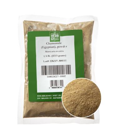 Egyptian Chamomile Powder, by Herb Co, Premium Quality for DIY Lotions, Skincare Products, Oil Infusions & Natural Plant Care, 1/4 lb