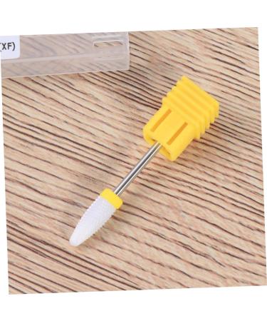 Beaupretty Nail Bit Grinding Head polish grinding bit bit Fine Coarse Bit Cuticle Bit Art Supplies File Bits s bits bits Accessories Nail Drill Bits medium Yellow - Buy Online on GoSupps.com