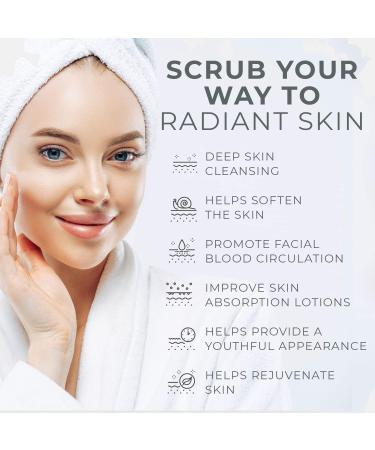 4 Pack Silicone Face Scrubbers - Exfoliating Facial Cleansing Brush Set for Women - Buy Online on GoSupps.com