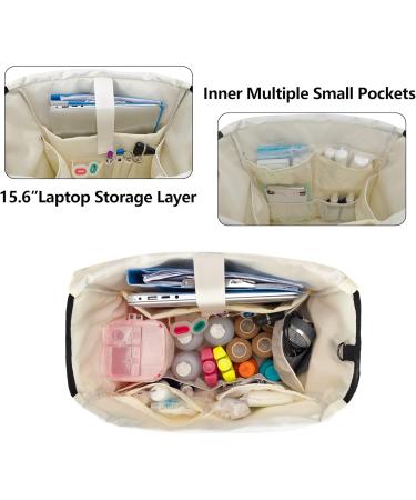 LoDrid Nurse Bag - Padded Medical Work Bag with Laptop Storage for RN PA LPN EMT CNA - Black | Ideal for Home Visits - Buy Online on GoSupps.com