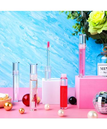 30 Pack 5ml Empty Lip Gloss Tubes - Clear Refillable Containers for Lipstick, Lip Balm, Eyelash Growth Liquid - Cosmetic Bottles for Girls - Buy Online on GoSupps.com