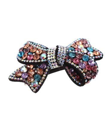 minkissy Hairpin Bling Clips Decorative Bobby Pin Bridal Hair Barrettes Hair Bows Clip Bridal Hair Clips Rhinestone Headbands for Women Retro Hair Clip Spring Bride Chic Antique Rhinestones