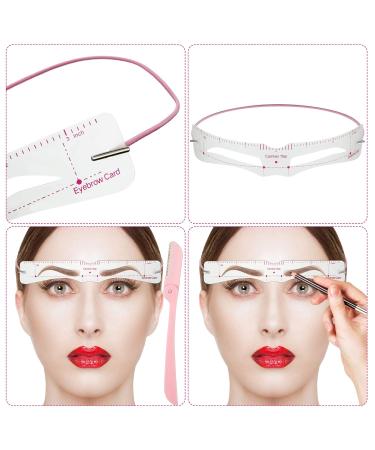 15-Piece Eyebrow Template Kit | Reusable Stencils & Razor for Women | Perfect Makeup Tools - Buy Online on GoSupps.com