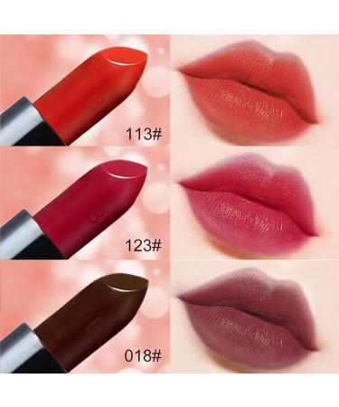 Buy BLUE LOVE Lipstick for Women Long-Lasting Moisturizing Red & Black Shades | Perfect for Dry Lips - 018#Iced Rose - Buy Online on GoSupps.com