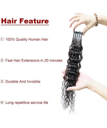 6D2 Curly Hair Extensions For Salon 6D 2nd Generation Wave Curly Human Hair Extensions Can Be Stretched Five Bunches In A Row (Color : 20 Row Size : 70cm/28inch) 70cm/28inch 20 Row - Buy Online on GoSupps.com