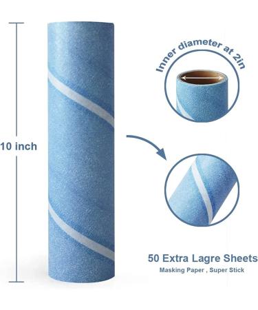 Leo Cleaning Lint Roller Refill - 6 Packs, 300 Sheets - Pet Hair & Lint Remover - Great for Dog & Cat Hair - Fits Most Large 10in Wide Rollers - Buy Online on GoSupps.com
