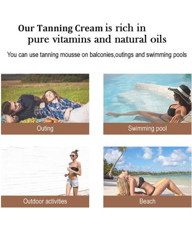 Gradual Tan Moisturiser 60ml - Gradual Tanning Cream - Self Tanning Lotion - Sunbed Cream - Tanning Accelerator - Sunless Tanning with Natural Ingredients - Fast-Absorbing - Moisturising Skin - Buy Online on GoSupps.com