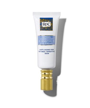RoC Retinol Correxion Anti-Aging Eye Cream for Sensitive Skin  Anti-Wrinkle Treatment with Milder Retinol Formula  0.5 Ounce Sensitive Eye Cream 0.5 Ounce (Pack of 1)