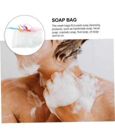  Beatifufu Pack of 10 Compact Lightweight Face and Body Scrub Sachets with Drawstring Closure (Random Style) - Buy Online on GoSupps.com