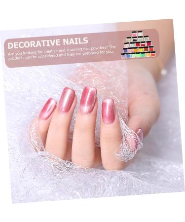 Baluue 72 Boxes Nail Crystal Powder DIY Manicure Powder Yn Nail Products Pigment Powder for Nails Pp - Buy Online on GoSupps.com