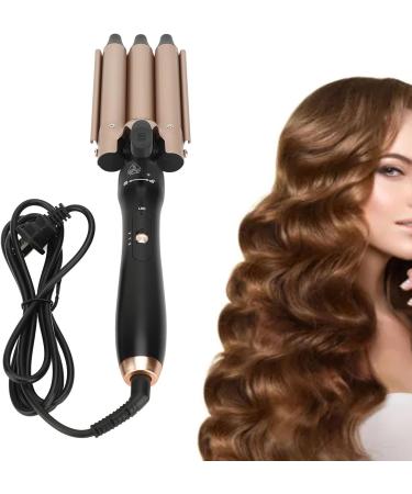 5 in 1 Curling Wand Set - 60W Instant Heat Triple Barrel Hair Crimpers & Wavers | Interchangeable Ceramic Curler with Heat Protective Glove - Shop Internationally - Buy Online on GoSupps.com