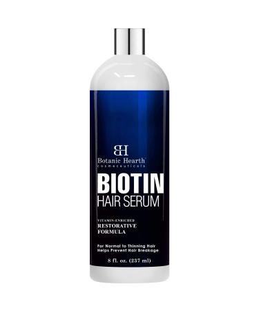 Botanic Hearth Biotin Hair Growth Serum - Restorative, Enriched with Biotin & Pro-Vitamin B5 to Help Hair Nourish & Strengthen - Hair Growth Stimulating - 8 fl oz