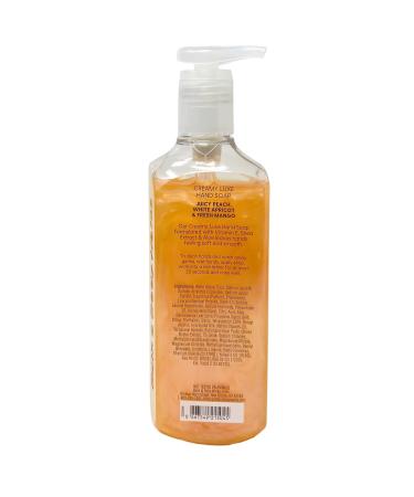 Bath & Body Works Peach Bellini 2 Pack Creamy Luxe Hand Soap Bundle with a Natural Oats Sample Soap - Buy Online on GoSupps.com