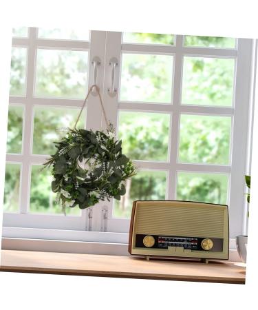 Zerodeko 3 Pcs Wreath Wedding Ceremony Decorations Summer Decor for Home Door Hanging Decor Front Door Garland Mini Broom Decorations for Home Faux Green Plastic Grass Ring Vine Greenx3pcs 30x30cmx3pcs - Buy Online on GoSupps.com