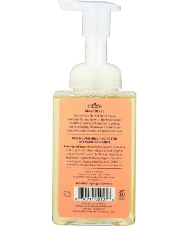 Moon Valley Organics Grapefruit Thyme Herbal Foaming Hand Soap - 2 Pack | Certified Organic, Vegan | Recyclable Bottle - Buy Online on GoSupps.com