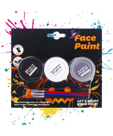 Adult Body Paint | Water-Soluble Skin Paint Cream 3 Water-Soluble Colors for Body and Face for Cosplay Costumes Sporting Events Adult Clown Sq - Buy Online on GoSupps.com